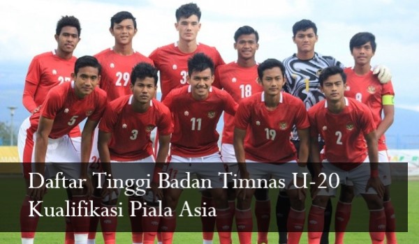 Daftar Tinggi Badan Timnas U-20 Kualifikasi Piala Asia post thumbnail image